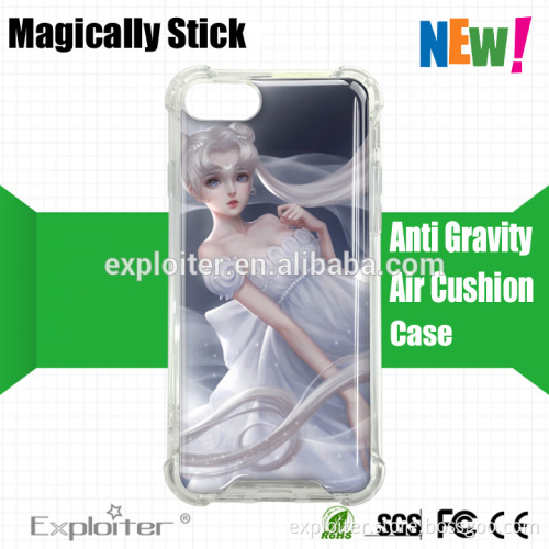 New arrivals Shenzhen 360 degree rotating holder tpu phone case ,transparent tpu case with stander holder for iphone 7